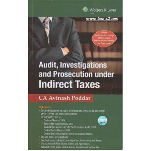 CCH's Audit, Investigations and Prosecution under Indirect Taxes | CA. Avinash Poddar